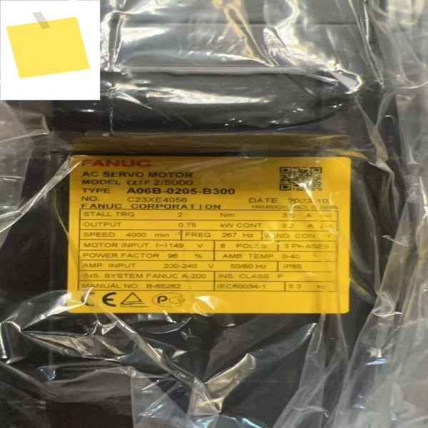 A06B-0205-B300 신품 Fanuc AC 서보 모터 12개월 보증 A06B 0205 B300 제품 이미지