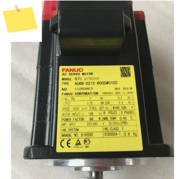 A06B-0212-B000 신품 Fanuc 서보 모터 CNC 제어 장치 12개월 보증 A06B 0212 B000 제품 이미지