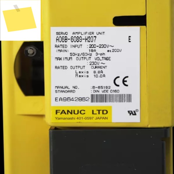 신품 FANUC 서보 드라이브 증폭기 모듈 A06B-6089-H207 12개월 보증 A06B 6089 H207 제품 이미지