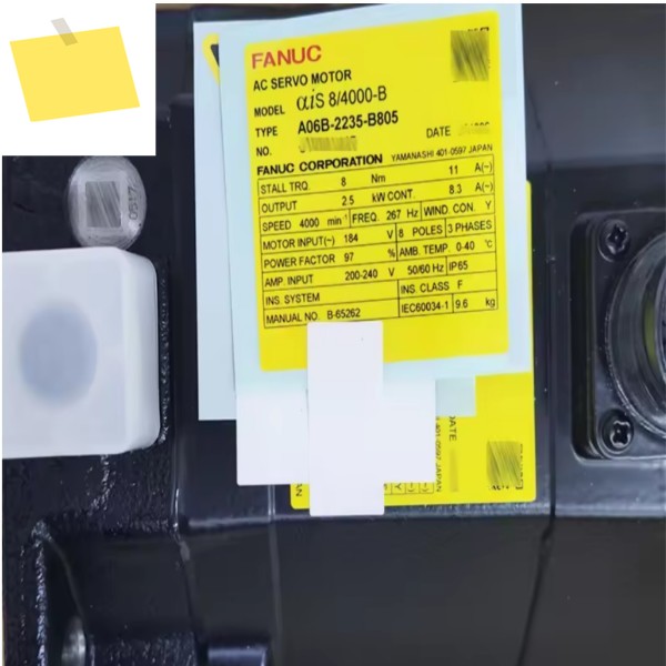 A06B-2235-B805 Fanuc AC 서보 모터 테스트 완료 OK A06B 2235 B805 제품 이미지