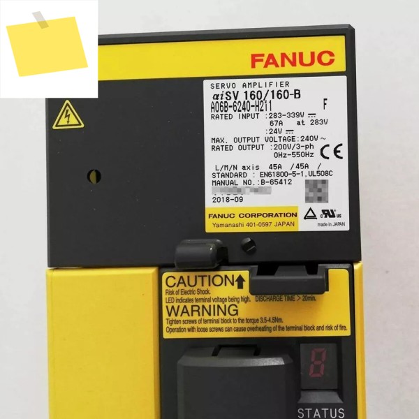 A06B-6240-H211 Fanuc 서보 드라이브 전원 공급 장치 모듈, Ok A06B 6240 H211 테스트 완료 제품 이미지