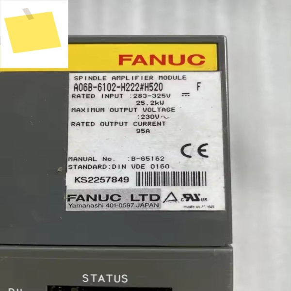 A06B-6102-H222 Fanuc 서보 드라이브 전원 공급 장치 모듈 테스트 완료 A06B 6102 H222 제품 이미지