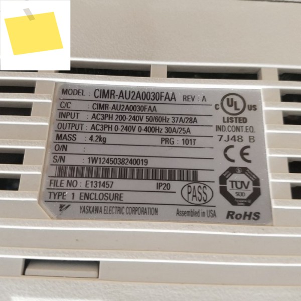 CIMR-AU2A0030FAA 야스카와 A1000 인버터 1년 보증 제품 이미지