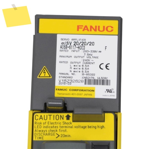 Fanuc A06B-6117-H303 서보 증폭기 테스트 완료, 제품 이미지