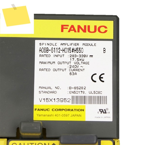 Fanuc A06B-6122-H015 # H550 서보 증폭기 테스트 완료 제품 이미지