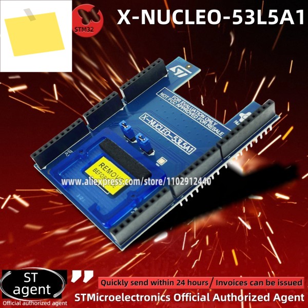1개 X-NUCLEO-53L5A1 개발 보드 VL53L5CX 평가 확장 센서 Nucleo 신품 제품 이미지