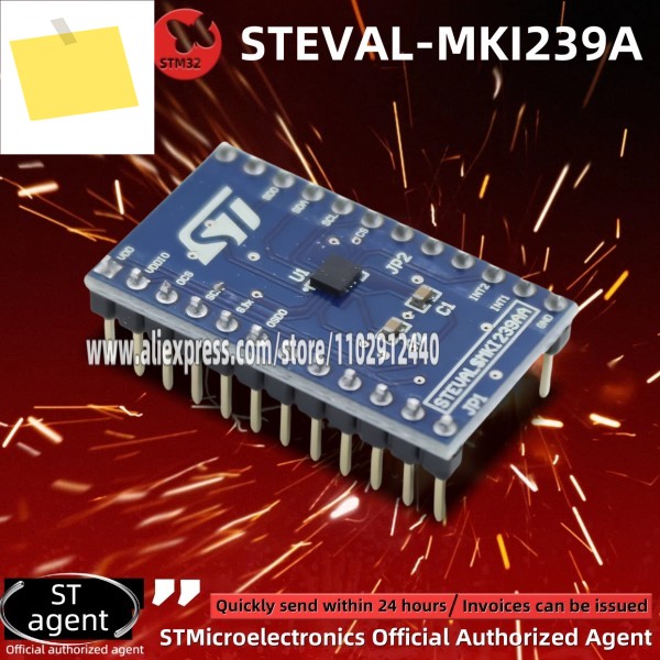 1개 STEVAL-MKI239A 표준 DIL24 소켓 LSM6DSV 어댑터 보드 신품 제품 이미지