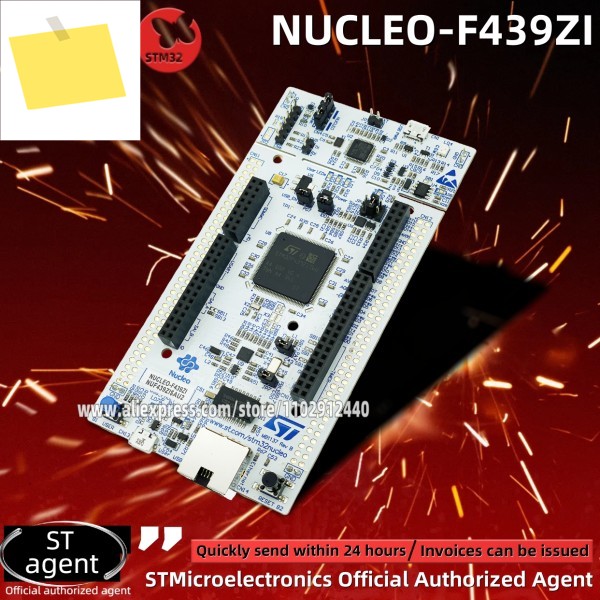 1개 NUCLEO-F439ZI Nucleo-144 개발 보드 STM32F439ZIT6 마이크로 컨트롤러 신품 제품 이미지