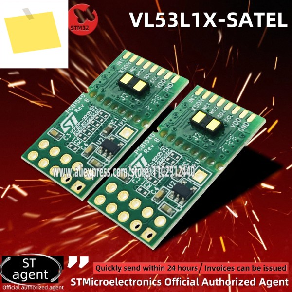 1개 VL53L1X-SATEL 장거리 측정 센서 배전반 어댑터 보드 신품 제품 이미지