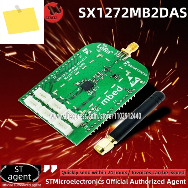 1개 SX1272MB2DAS Semtech LoRa Mbed 지원 쉴드 신품 제품 이미지