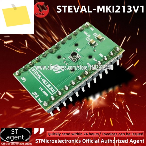 1개 STEVAL-MKI213V1 LPS27HHW 어댑터 보드는 표준 DIL24 소켓입니다. 신품 제품 이미지