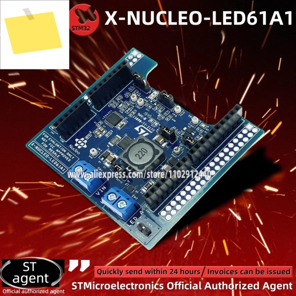 1개 X-NUCLEO-LED61A1 DC-DC LED 드라이버 확장 보드 신품 제품 이미지