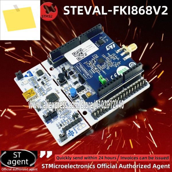 1개 STEVAL-FKI868V2 S2-LP Sub-1GHz 트랜시버 개발 키트 신품 제품 이미지