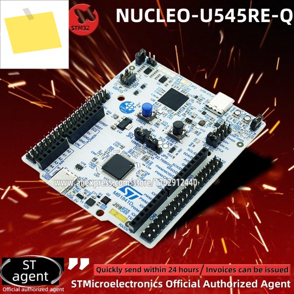 1개 NUCLEO-U545RE-Q Nucleo-64 개발 보드 STM32U545RET6 마이크로 컨트롤러 MCU SMPS 신품 제품 이미지