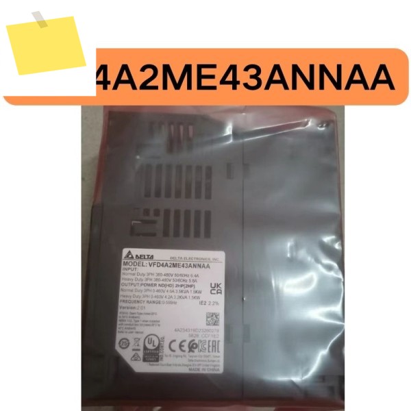 을 위해 가 있는 신품 VFD4A2ME43ANNAA 인버터 1.5KW 제품 이미지