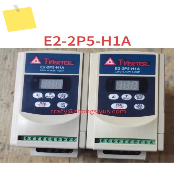 중고 주파수 변환기 E2-2P5-H1A 0.4 kw 220v 제품 이미지