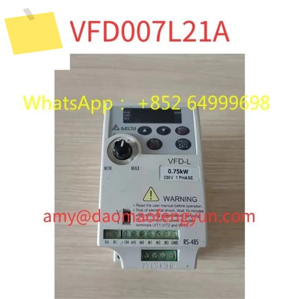 중고 VFD007L21A 주파수 변환기 테스트 완료 정상 0.75kw 제품 이미지