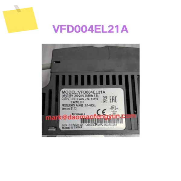 VFD004EL21A 중고 인버터 0.4kw 테스트 완료됨 제품 이미지