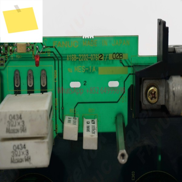 중고 A16B-2202-0762 PCB 보드는 CNC 기계 컨트롤러에 대해 테스트를 거쳤습니다. 제품 이미지
