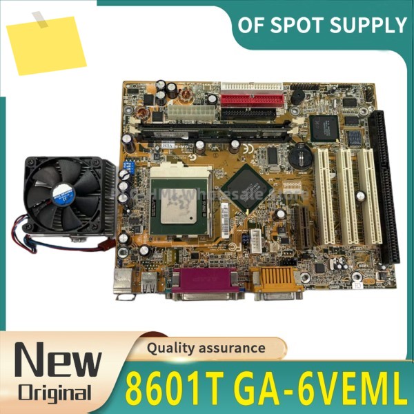 100% 테스트된 8601T GA-6VEML ISA 산업용 보드 마더보드3PCI VGA LPT 1 슬롯+CPU 메모리 팬 포함 제품 이미지