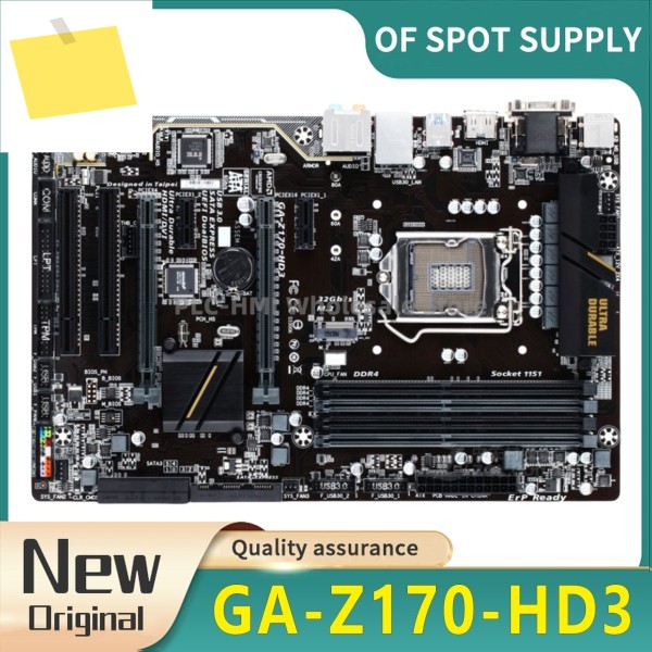 100% 테스트 완료된 GA-Z170-HD3 데스크탑 보드 Z170 소켓 LGA 1151 DDR4는 i7 6700K를 지원합니다 제품 이미지