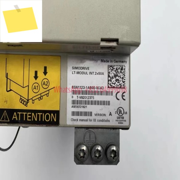 6SN1123-1AB00-0CA3 SIMODRIVE 611 전원 모듈은 양호한 상태로 테스트를 거쳤습니다. 1AB00 0CA3 제품 이미지