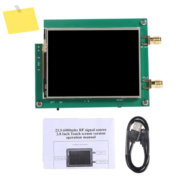 HQXRTEK 23.5-6000 M RF 신호 소스 0.5PPM 높은 안정성 저잡음 주파수 스윕 풀 터치 스크린 PC 제어 가능 제품 이미지