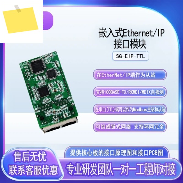 임베디드 이더넷IP 인터페이스 모듈 EIP 코어 보드 회로 기판 제품 이미지