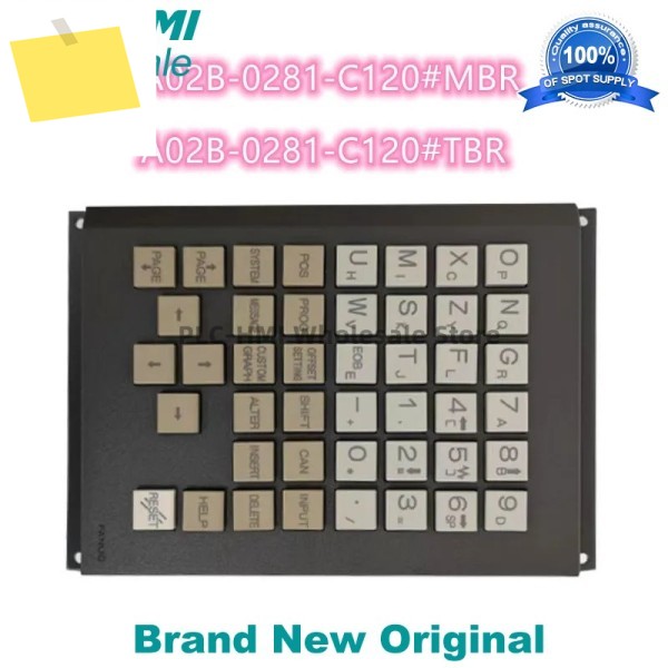 A02B-0281-C120 # TBR MBR에서 사용한 Fanuc 조작 패널은 CNC 시스템 컨트롤러에 대해 테스트를 거쳤으며 정상입니다 제품 이미지