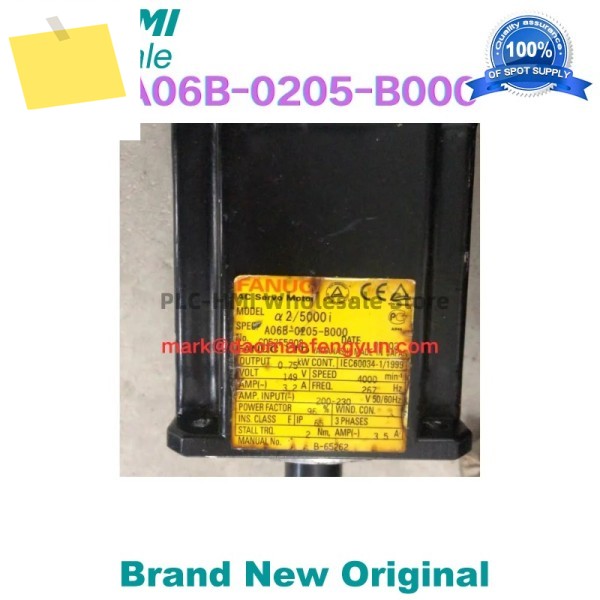 A06B-0205-B000 중고 서보 모터 테스트 완료됨 제품 이미지