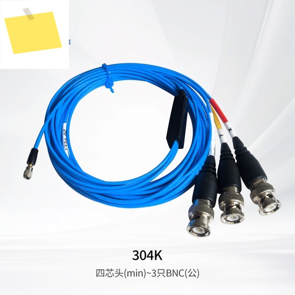 Three-axis Acceleration Cable 356B2120 034K102030 Four-core Head mini~ 3 BNC 제품 이미지
