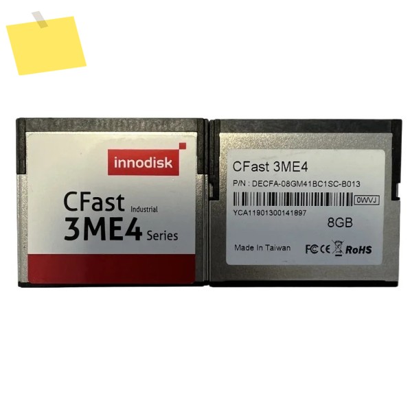 Innodisk CFast 8G 산업용 스토리지 3ME4 광범위 온도 지원 STAT3 기기 IPC 플래시 메모리 카드 제품 이미지