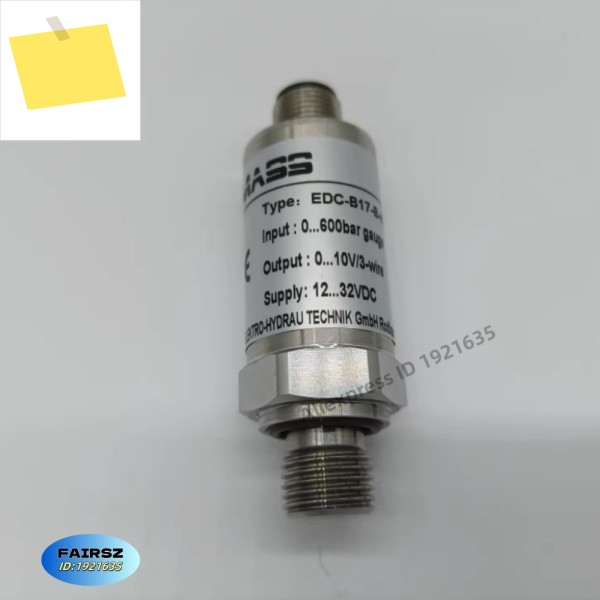 EDC-B17-B-BT-C-025-M12 0~600bar 압력 센서 0-10V 출력 제품 이미지