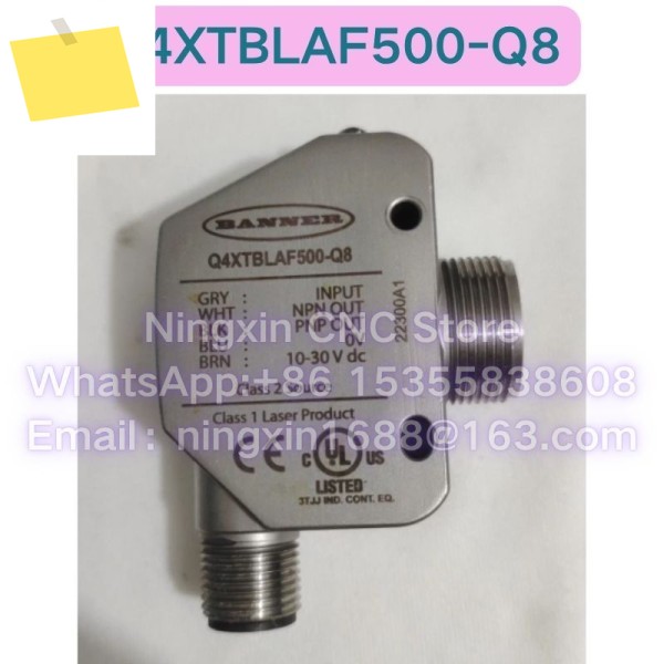 중고 Q4XTBLAF500-Q8 센서 NPNPNP 출력 지원, 10-30V 기능 테스트 완료 제품 이미지
