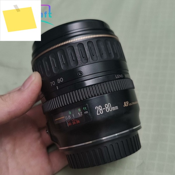 96% 새 정품 EF 28-80mm F3.5-5.6 USM 렌즈 캐논 6D 5D 1DX 키스 카메라 줌 제품 이미지