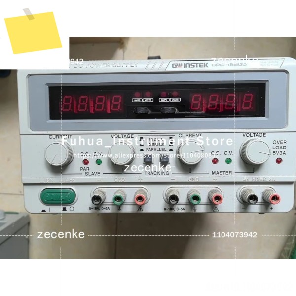 1PC 중고 Gw Instek 출력 DC 전원 공급 장치 3세트 GPC-1850D 상태 양호 제품 이미지