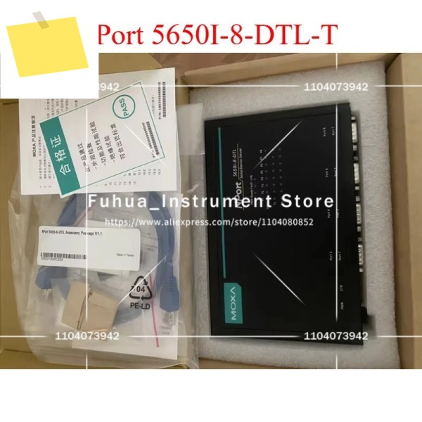 1PC MOXA NPort 5650I-8-DTL-T V1.1.0 서버 8포트 와이드 온도 유형 제품 이미지