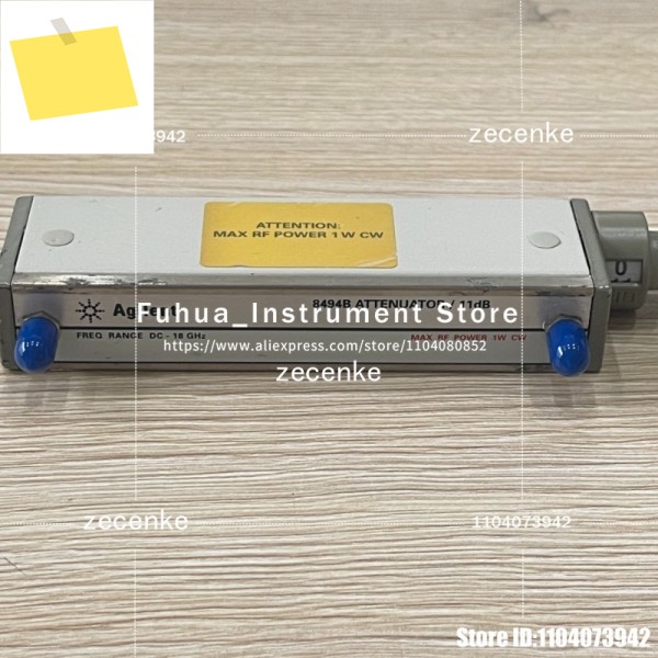 1PC 중고 Agilent 8494B 스텝 감쇠기 DC -18 GHz 11dB 양호한 상태로 테스트됨 제품 이미지