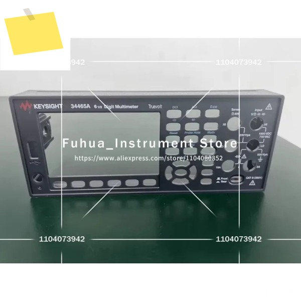 Agilentkeysight 34465A 멀티미터용 검정색 전면 패널 판넬 판네루 1개, 상태 좋음 제품 이미지