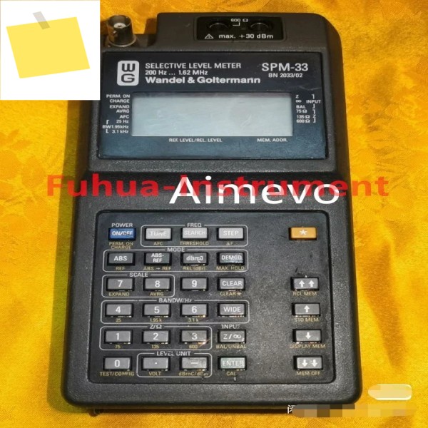 Wandel & Goltermann SPM-33 Selective Level Meter W&G 제품 이미지