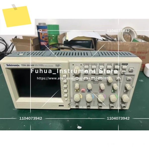 Tektronix TDS2014B 4채널 디지털 스토리지 오실로스코프 100MHz 1GS 양호한 상태로 사용됨 제품 이미지
