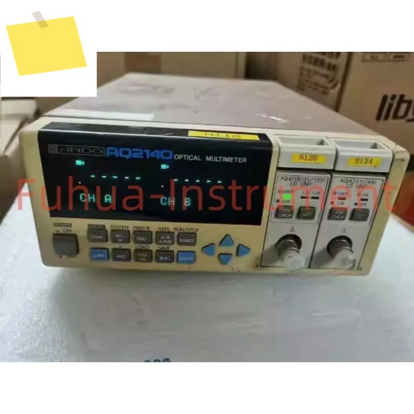 좋은 상태의 AQ 2732 센서가 장착된 YOKOGAWA AQ2140 광학 멀티미터 사용 제품 이미지