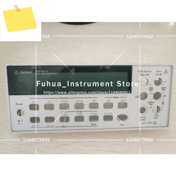 1PC Agilent34401A 디지털 멀티미터 전면 패널렌즈 포함양호한 상태 제품 이미지
