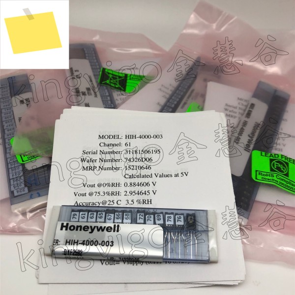 하니웰 습도 센서 HIH-4000-003 기존 SENS 5V ANLG 3.5% 3-SIP 제품 이미지