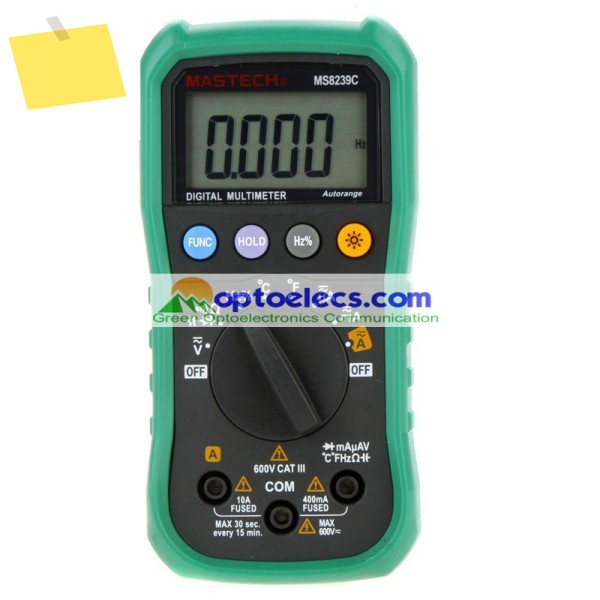 Free shipping MASTECH MS8239C Handheld Auto range Digital Multimeter Voltage Current Capacitance Tem 제품 이미지