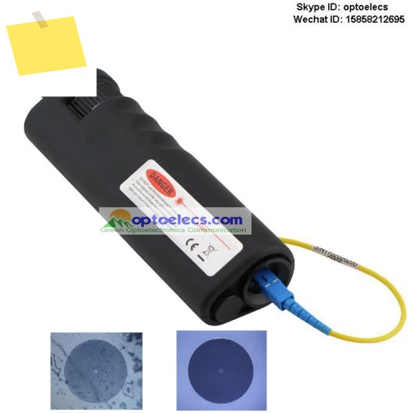 Free Shipping Handheld 400X Fiber Optic Inspection Microscope with 2.5mm&1.25mm Adapter End-Face 제품 이미지