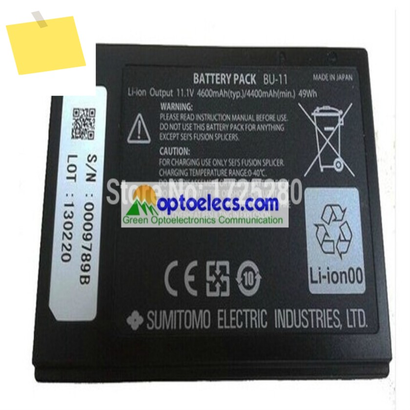 Sumitomo 퓨전 스플라이서용 BU-11 배터리, T-71C, Q101, T55 제품 이미지
