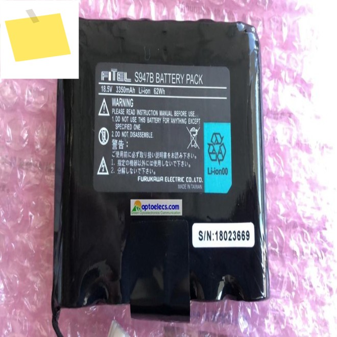 퓨전 접속기 배터리 팩, Furukawa Fitel S947B S179A 닌자 NJ001, 정품, 제품 이미지