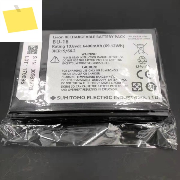 Sumitomo BU-16 대용량 배터리, T-72C, Q102 광섬유 융착 접속기용, 10.8V, 6400mAh, 제품 이미지