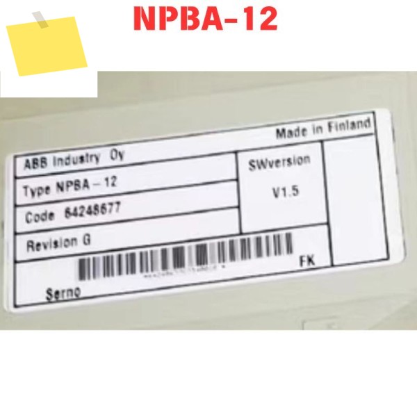 NPBA-12 ABB 광섬유 통신 모듈 기능 테스트 OK 제품 이미지